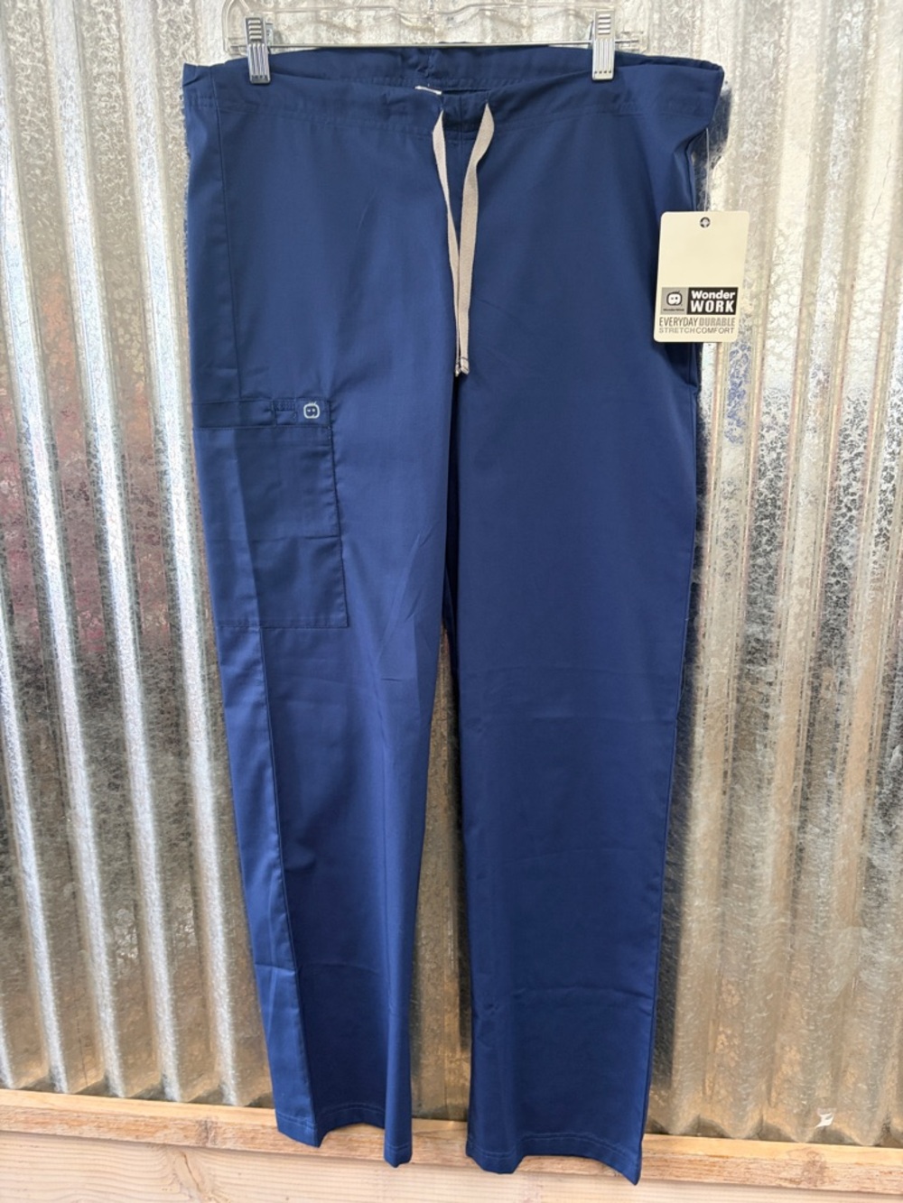 WonderWink Unisex Drawstring Scrub Pant-Short Length